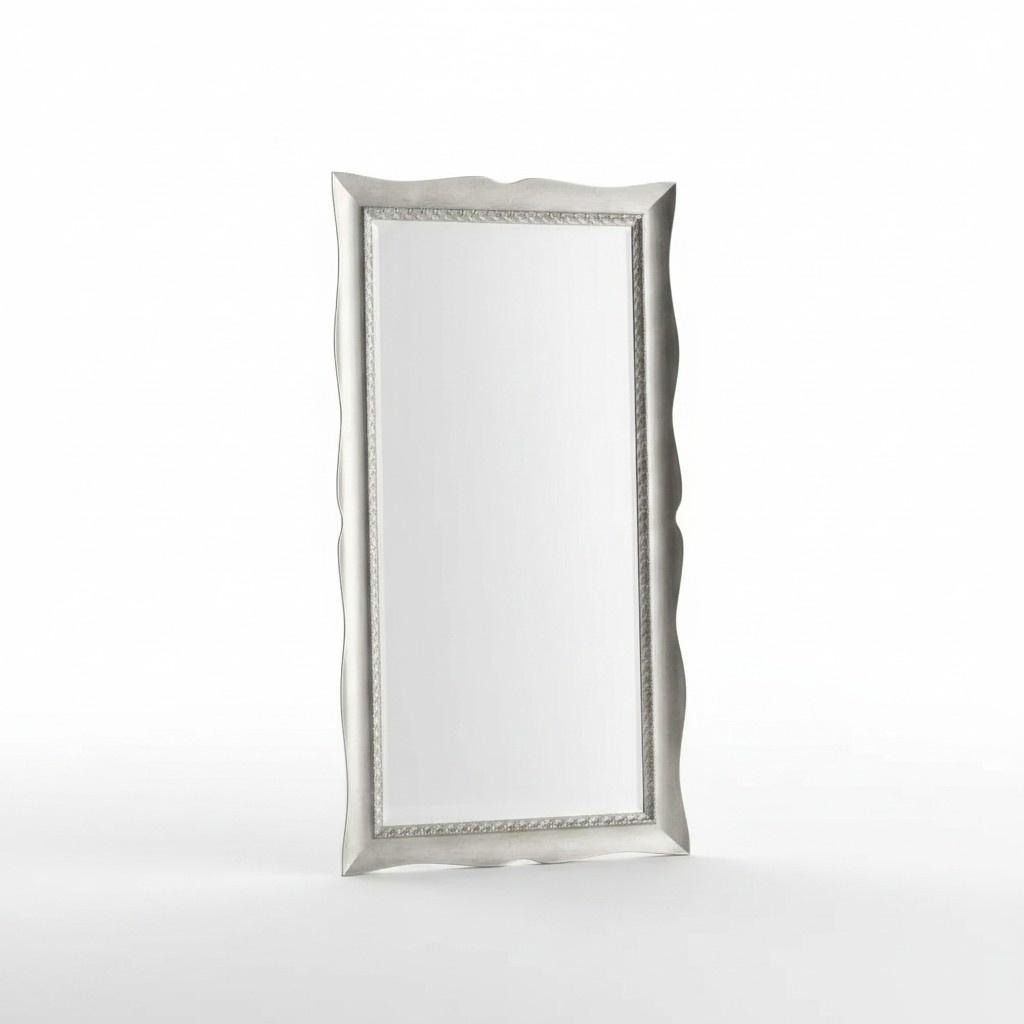 Designer Spiegel Spiegel Wohn Zimmer Luxus Spiegel Silber Schlafzimmer