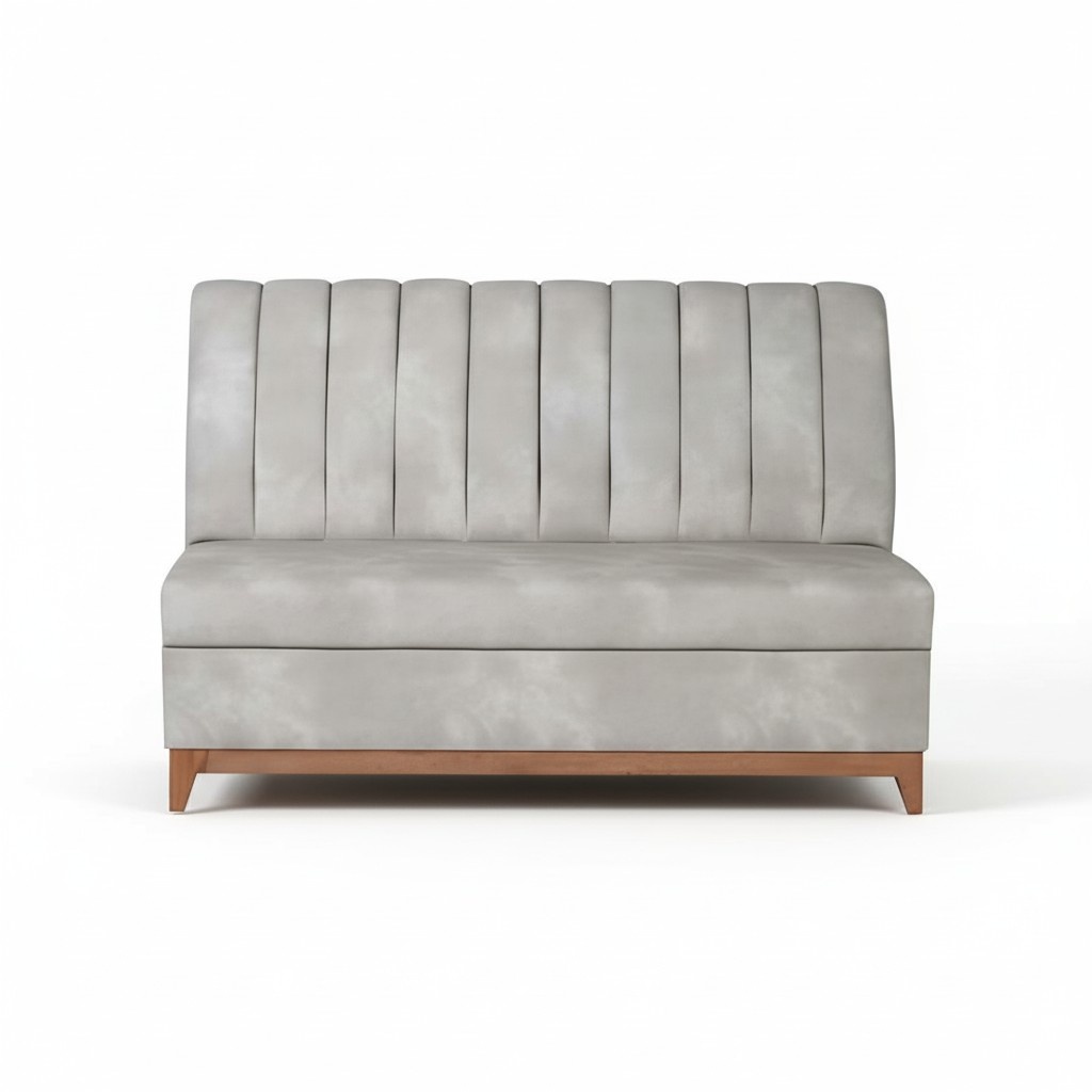 Designer Textil Bank Esszimmer Sitzbank Luxus Wohnzimmer Küchen Ottomane