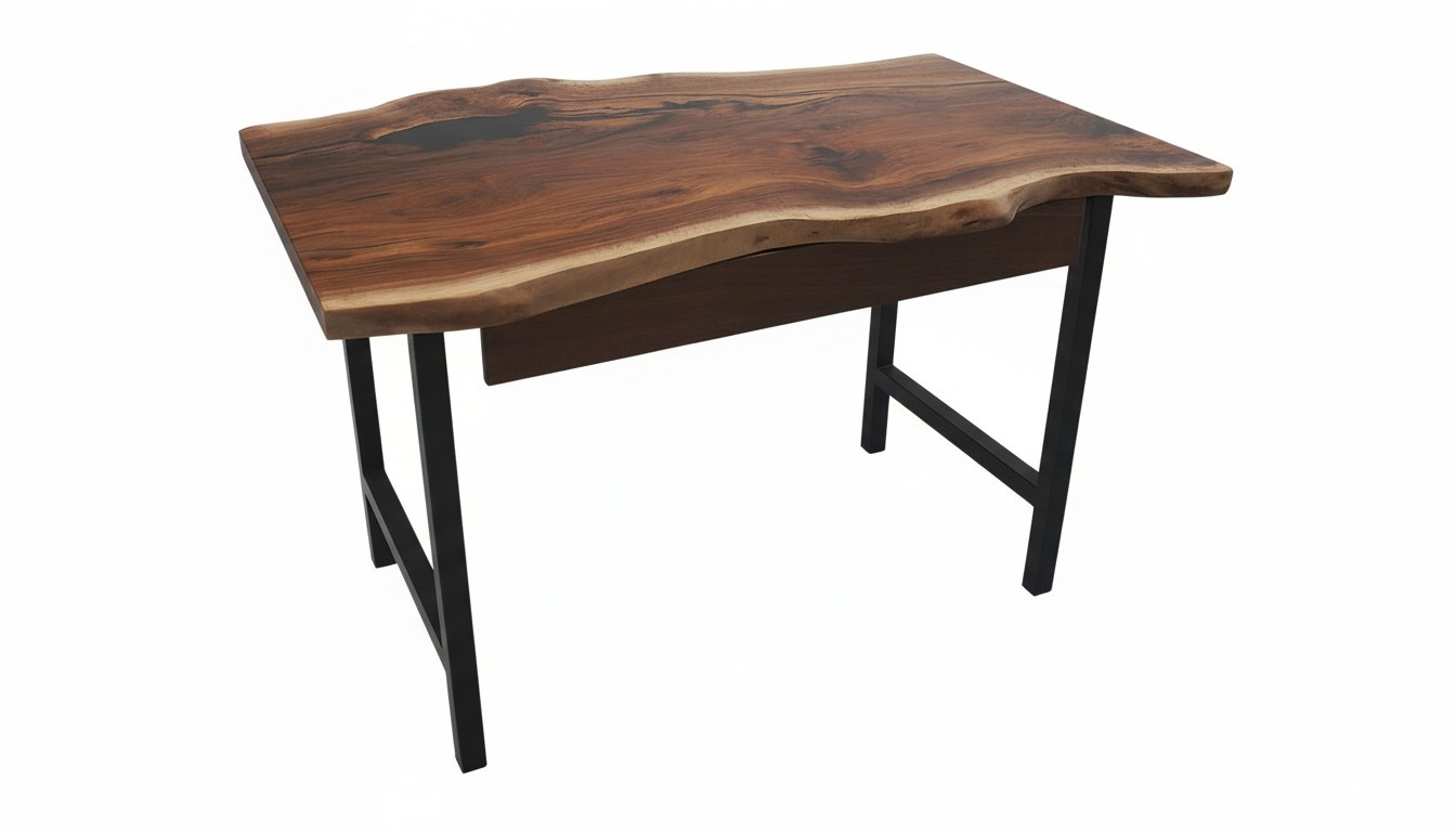 Designermöbel Schreibtisch 100*70cm Handgefertigt Holz Tische Massiv