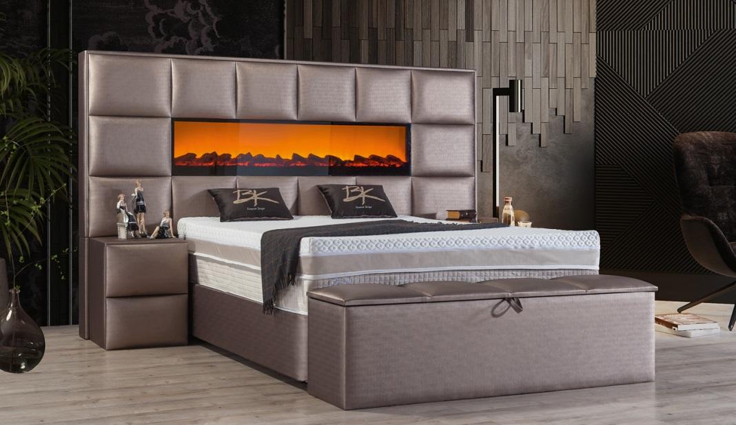Betten Doppel Bettrahmen Design Möbel Bett Doppelbetten Kamin Deko Sofort