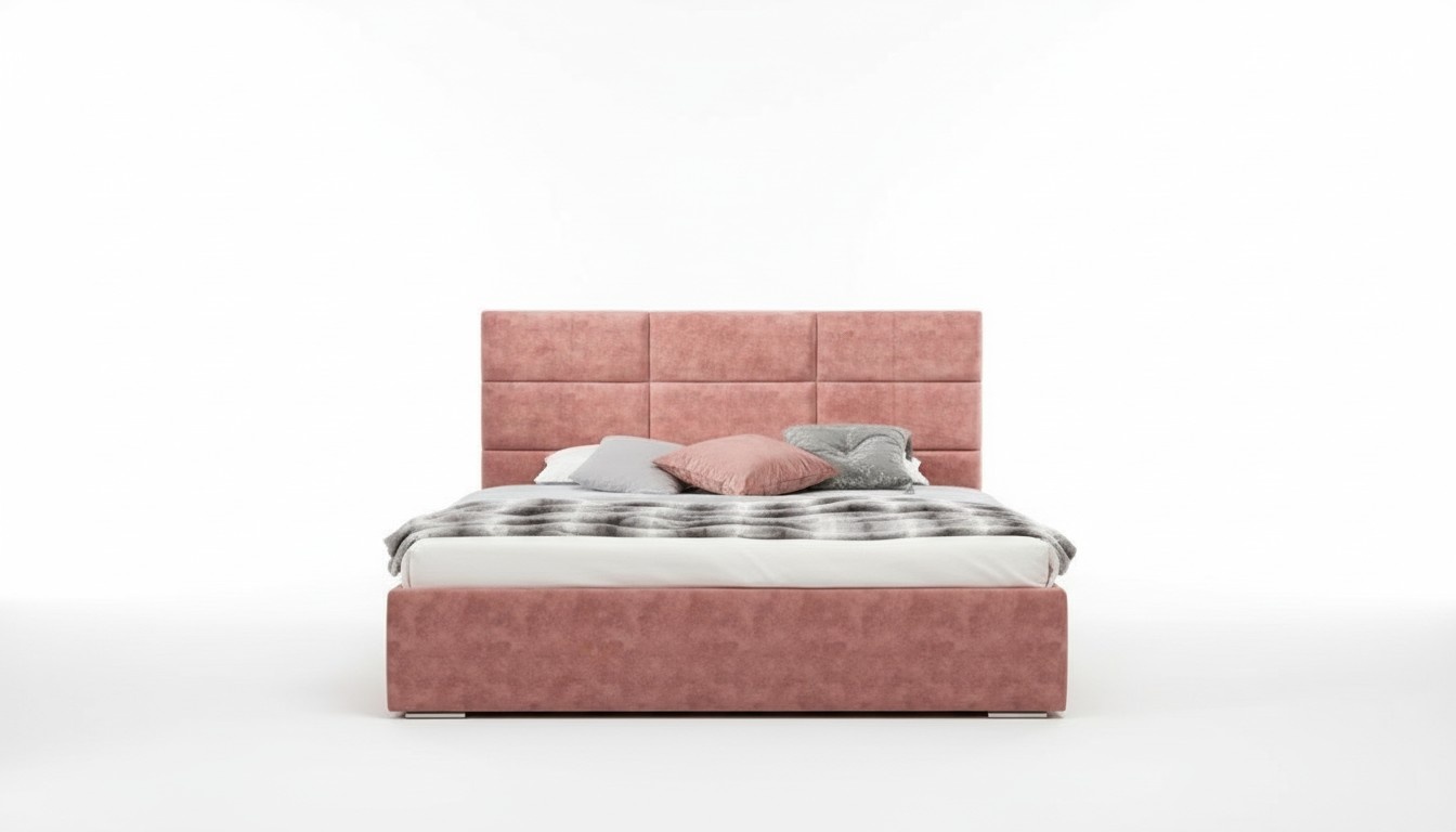 Doppelbett Klassisches Hochwertiges Design Textil Gestelle Bett Betten