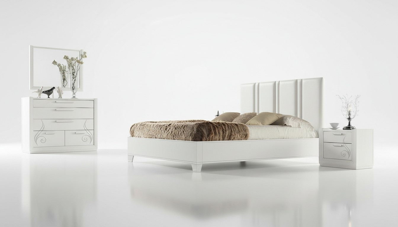 Doppelbetten Bett Modern Bettgestell Betten Doppel Bettrahmen Polster Design