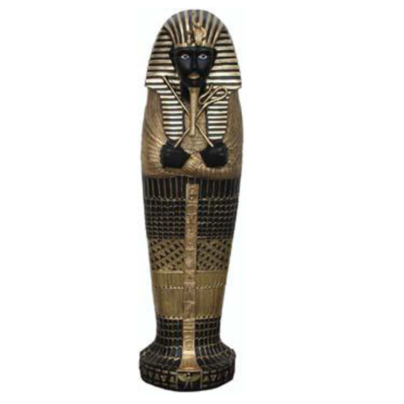 Ägypten Skulptur Tutanchamun Sarkophag Deko Statue Kunststoff Dekoration