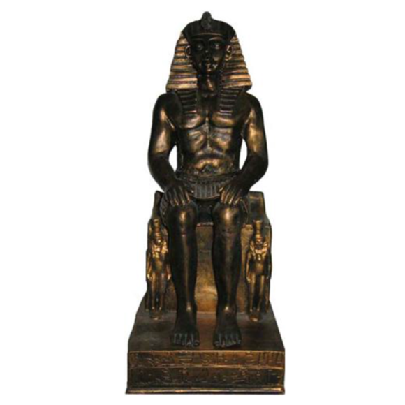 Ägypten Skulptur Pharao Kunststoff Statue Figuren Statuen Antik Stil 31 cm