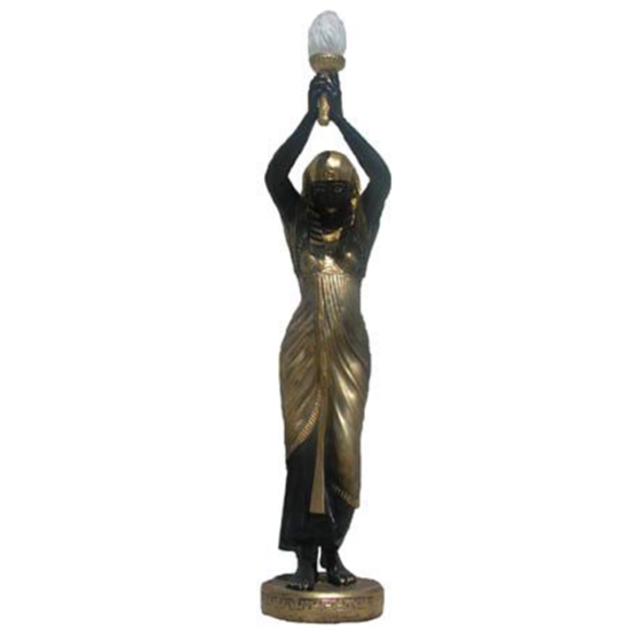 Ägyptische Figur Lampe Srehleuchte Lampen Statue Kleopatra 130cm