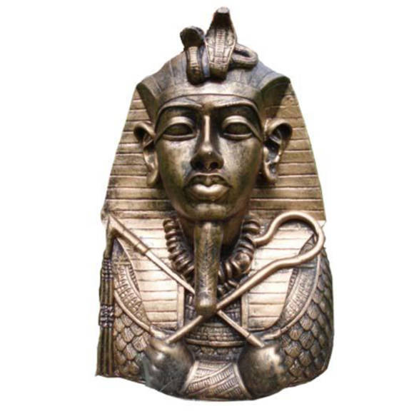 Figur Ägyptische Ramses II Statuen Figuren Dekoration Kunststoff 35cm