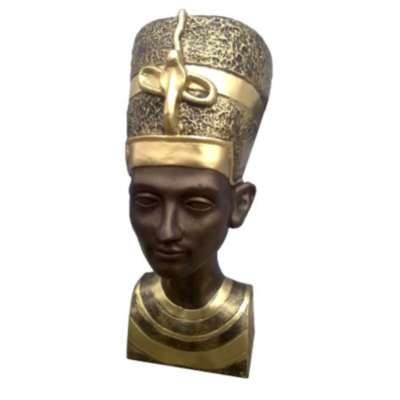Ägyptische Figur Nofretete Büste Kunststoff Figuren Statuen Skulpturen