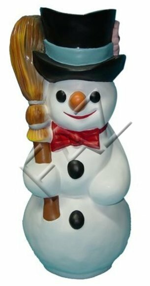 Design Schneemann Figur Garten Statue Skulptur Figuren Skulpturen
