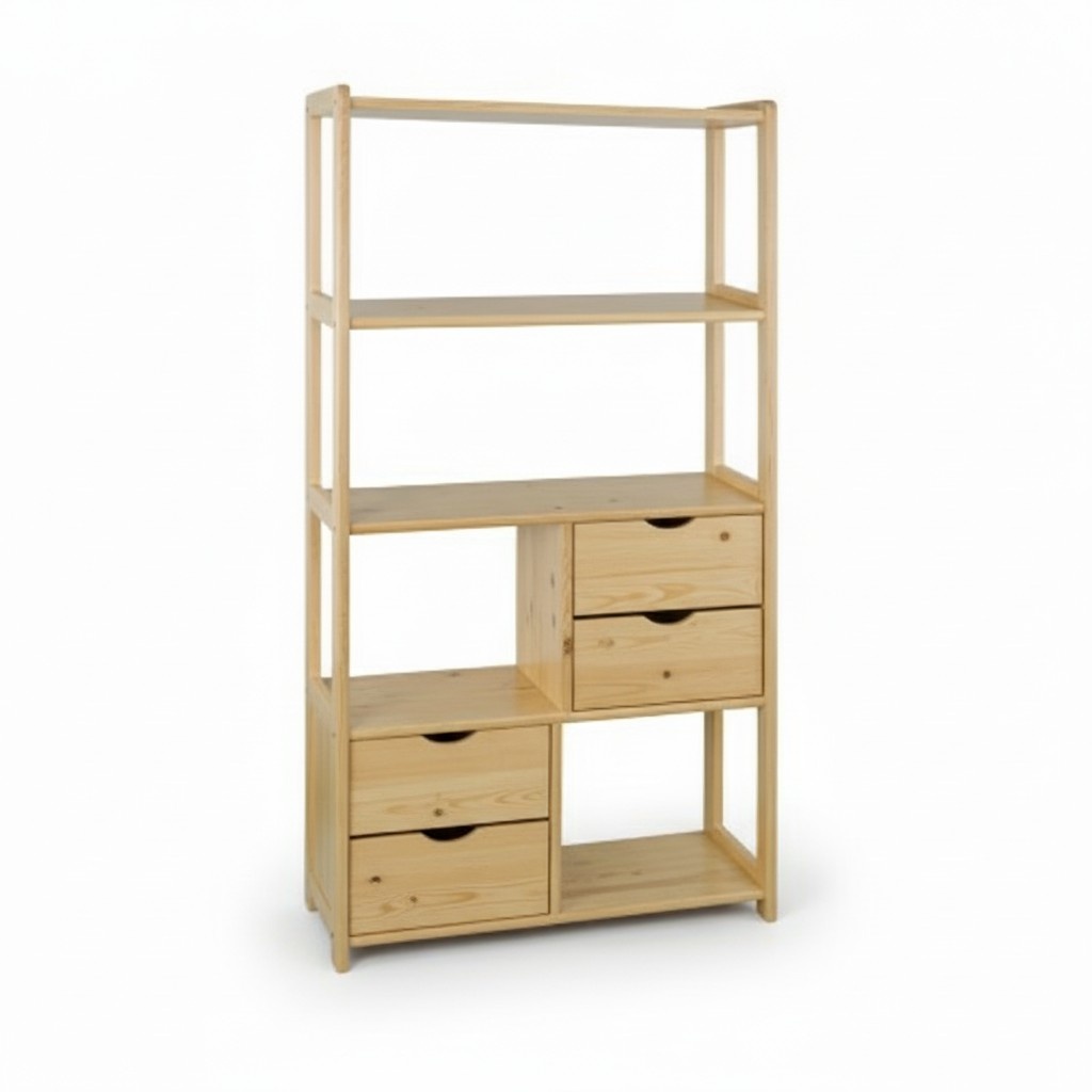 Echtholz Wandregal Regal Bücherregal Wohnwand Wohnzimmer Wand Regale Schrank Neu