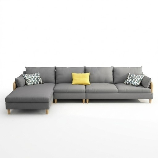Eck Relax Sitz Luxus Möbel Wohnlandschaft Ecksofa L-form Polster Textil Modern