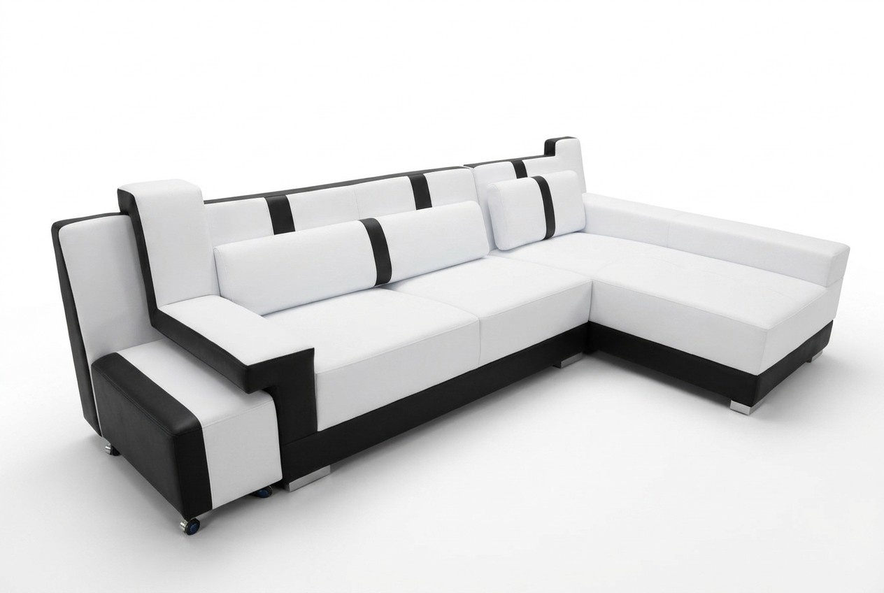 Eck Sofa Couch Polster Eck Sitz Garnitur Wohnlandschaft Beleuchtet L Form