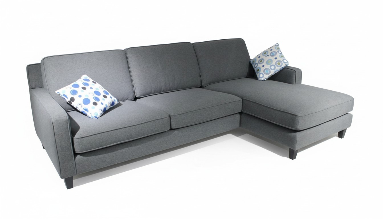 Eck Sofa Textil Sofa Polster Sitz Garnitur Stoff Couchen Sofas Wohnzimmer