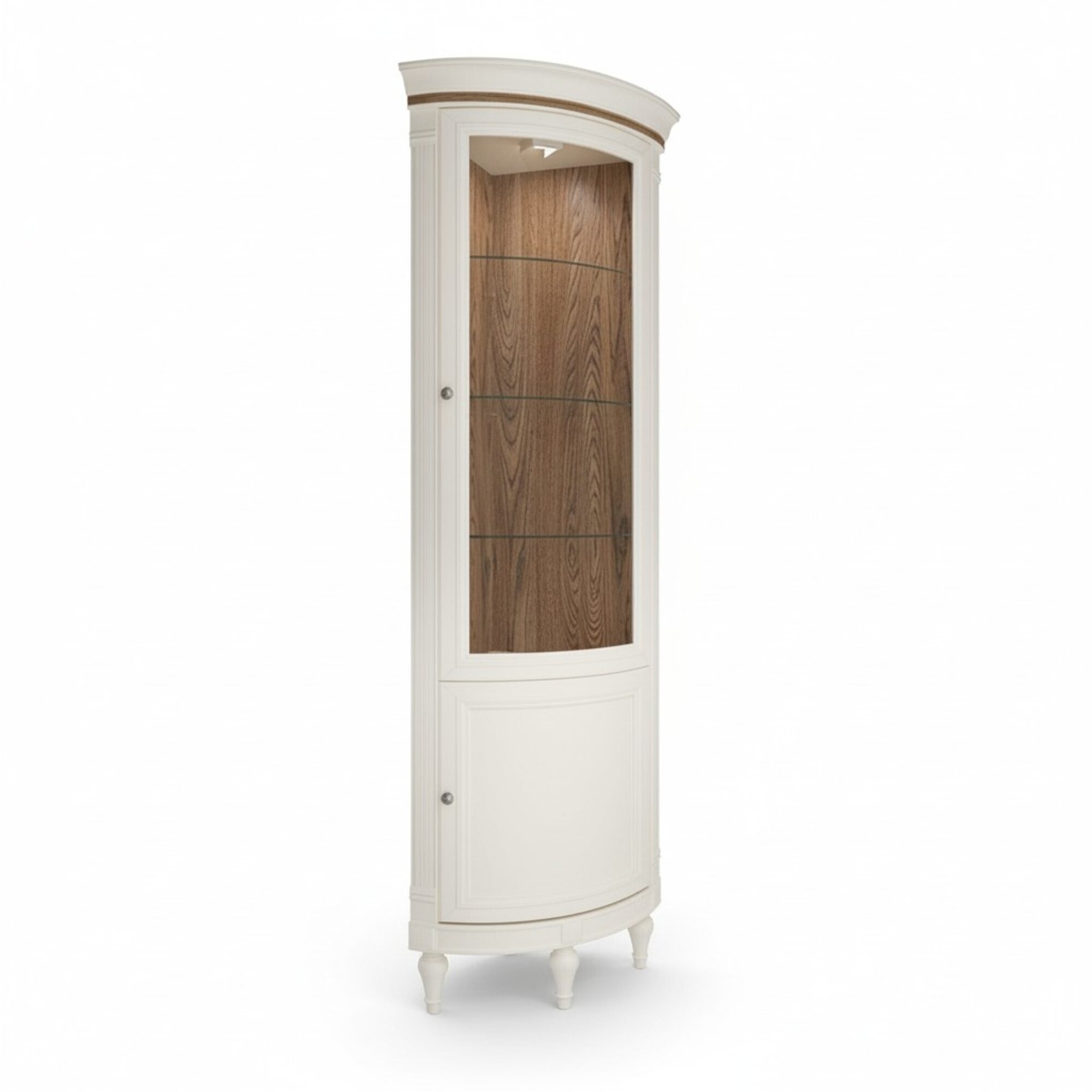 Eck Vitrine Vitrine Schrank Vitrinen Wohnzimmer Schau Schränke Deko Design