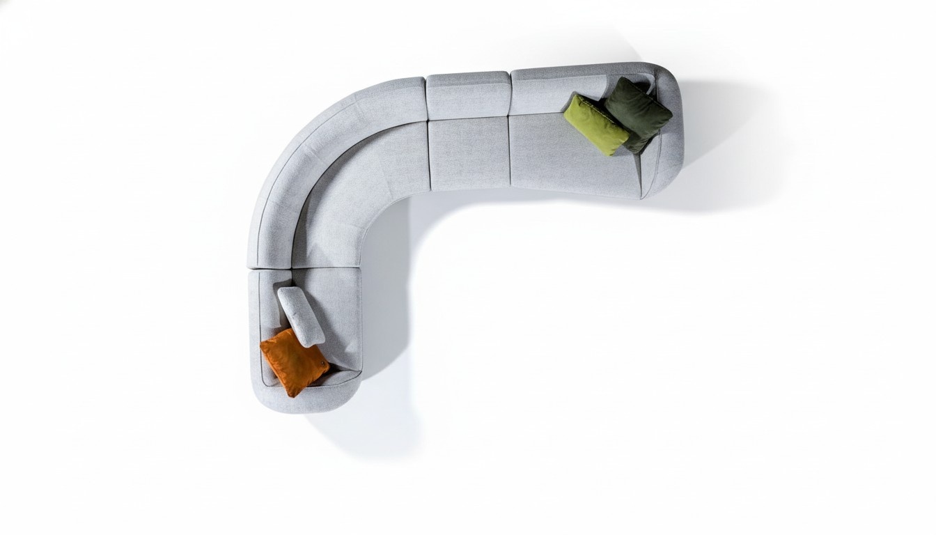 Eckcouchgarnitur Modernes Designer L-Form Sofa Couch Wohnzimmermöbel