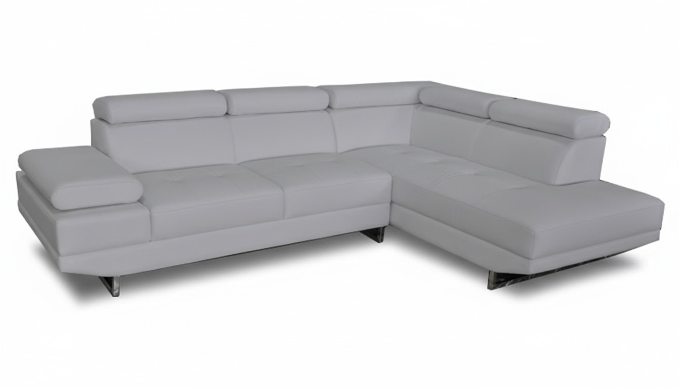 Ecke Leder Modern XXL Couch Wohnlandschaft Ledersofa Sofa L-Form