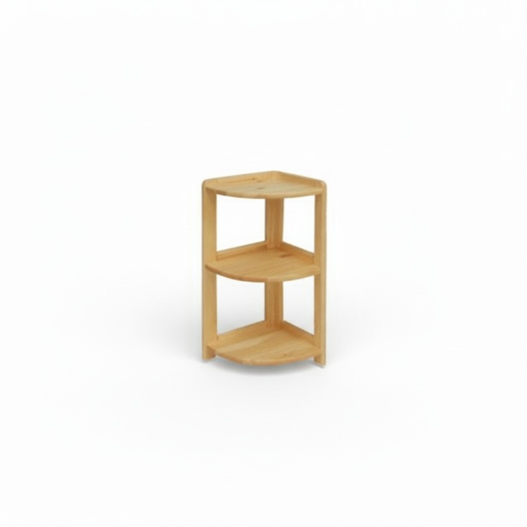 Eckregal Massive Holz Regale Aufbewahrung Schrank Massiv Möbel 30x30x86cm Neu