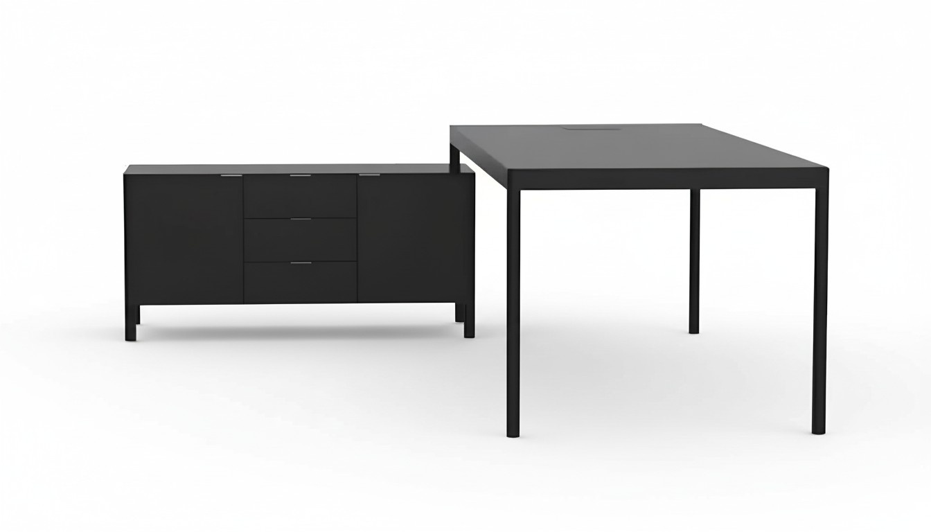 Eckschreibtisch Arbeits Schreib Büro Tisch Luxus Klasse Designer Möbel Tische