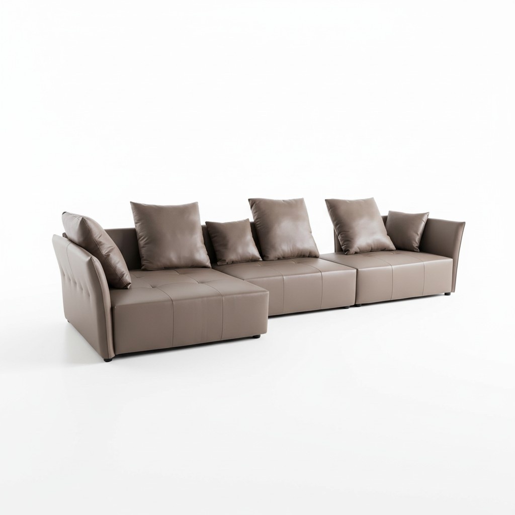 Ecksofa Couch Polster Sofa Wohnlandschaft Italienische Möbel Neu