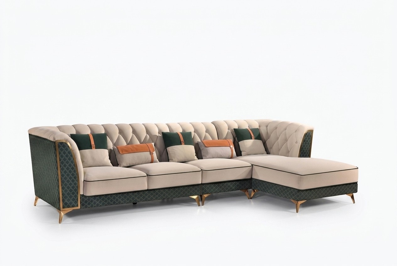 Ecksofa L Form Modernes Sofa Ledersofa Eckgarnitur Polster Wohnlandschaft