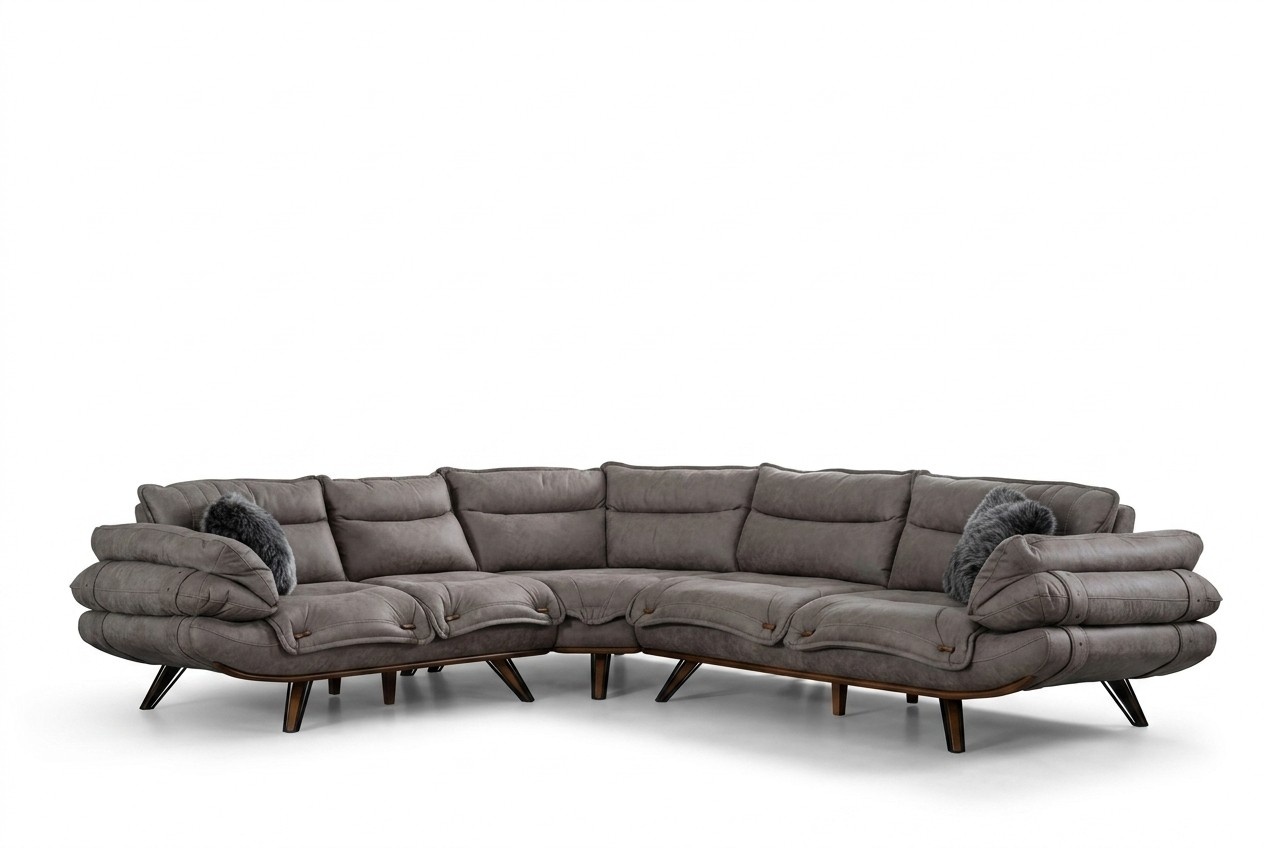 Ecksofa L Form Sofa Couch Polster Sofas Wohnlandschaft Stoffsofa Eckcouch Textil