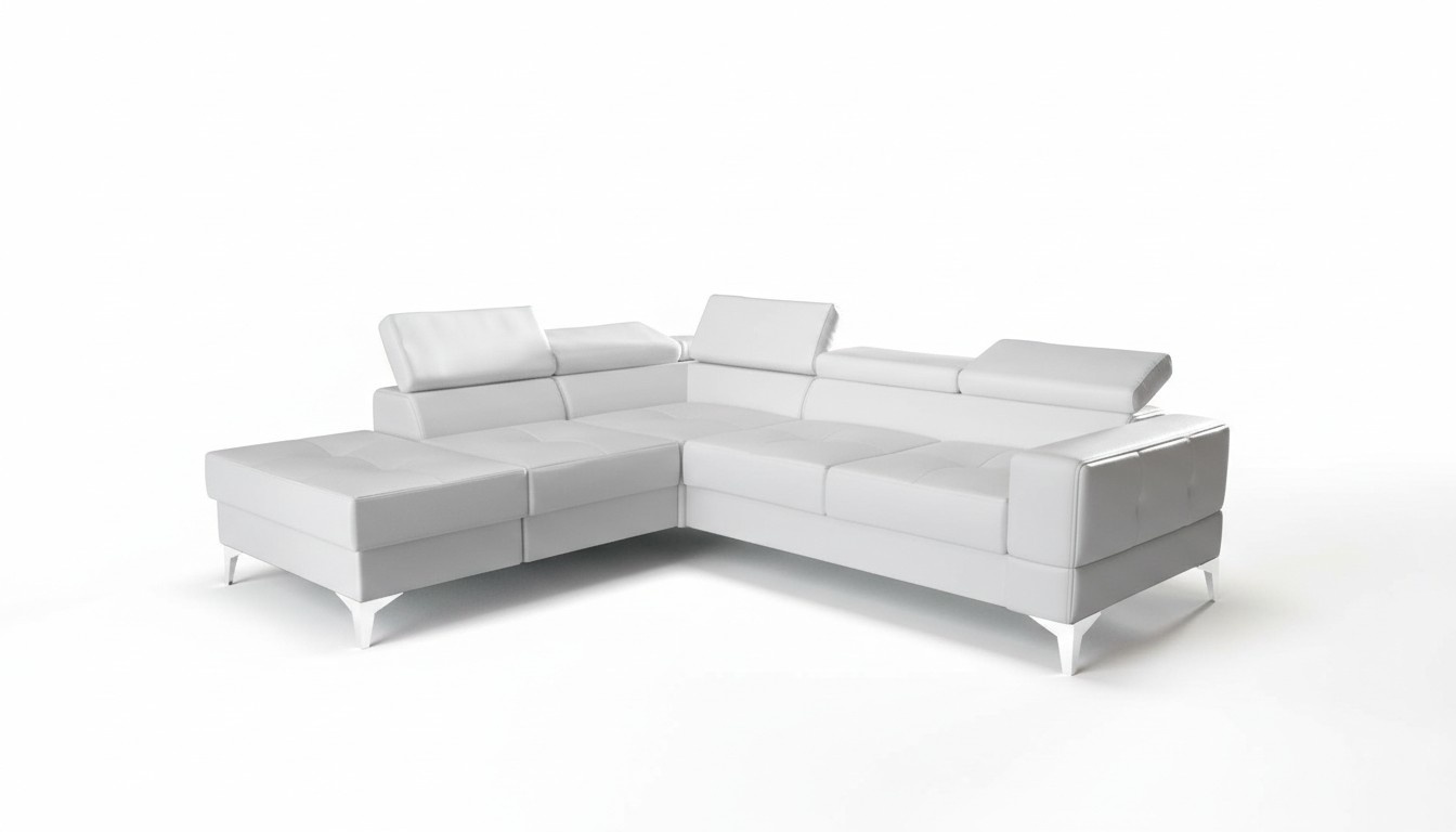 Ecksofa L-Form Sofa Wohnlandschaft Polster Multifunktion Design Modern Textil