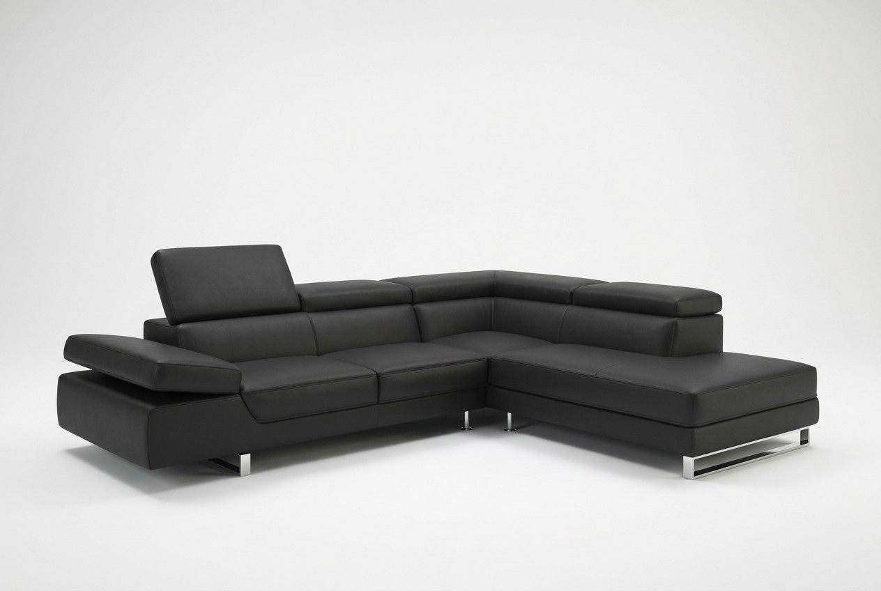 Ecksofa Ledersofa Wohnlandschaft L Form Sofa Couch Deko Polster Sitz Ecke