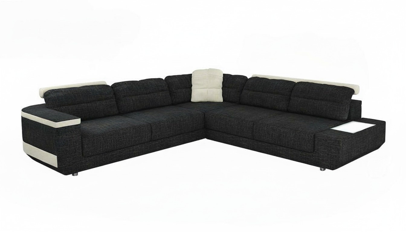 Ecksofa Polster Eck Sitz Couch Modern L Form Big Schlaf Ecksofa