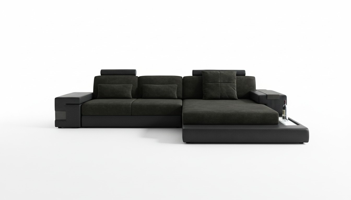 Ecksofa Sofa L-Form Textilsofa Couch Wohnlandschaft Esk Moderne Sofas