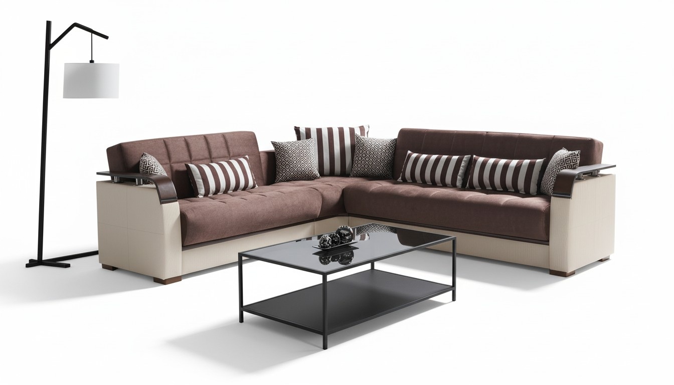 Ecksofa Wohnlandschaft Beige L-Form Sofa Wohnzimmer Ecksofas Luxus 315x245