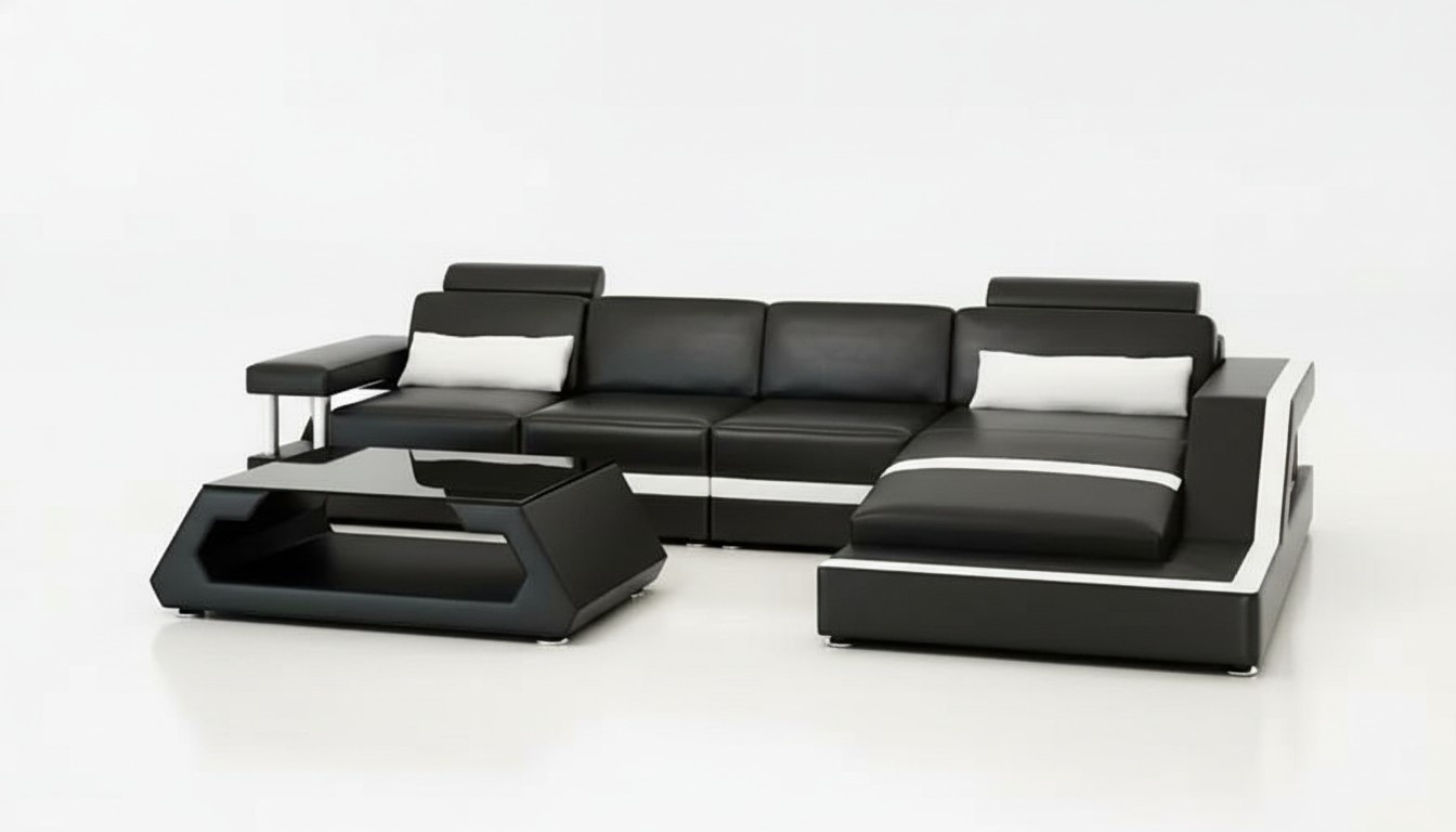 Ecksofa Wohnlandschaft Couch Polster Garnitur Designer Couchen Sofas 2tlg Set