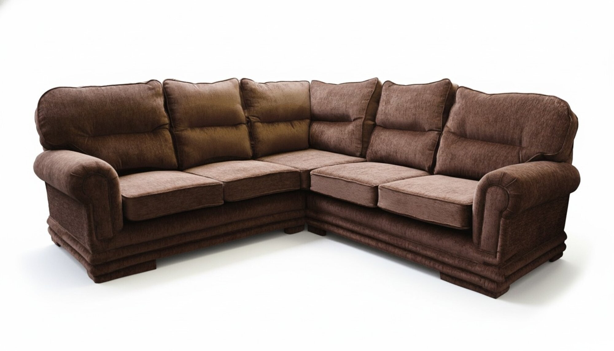 Ecksofa XXL Big Sofa Eckcouch Sitz Polster Garnitur Textil Stoff
