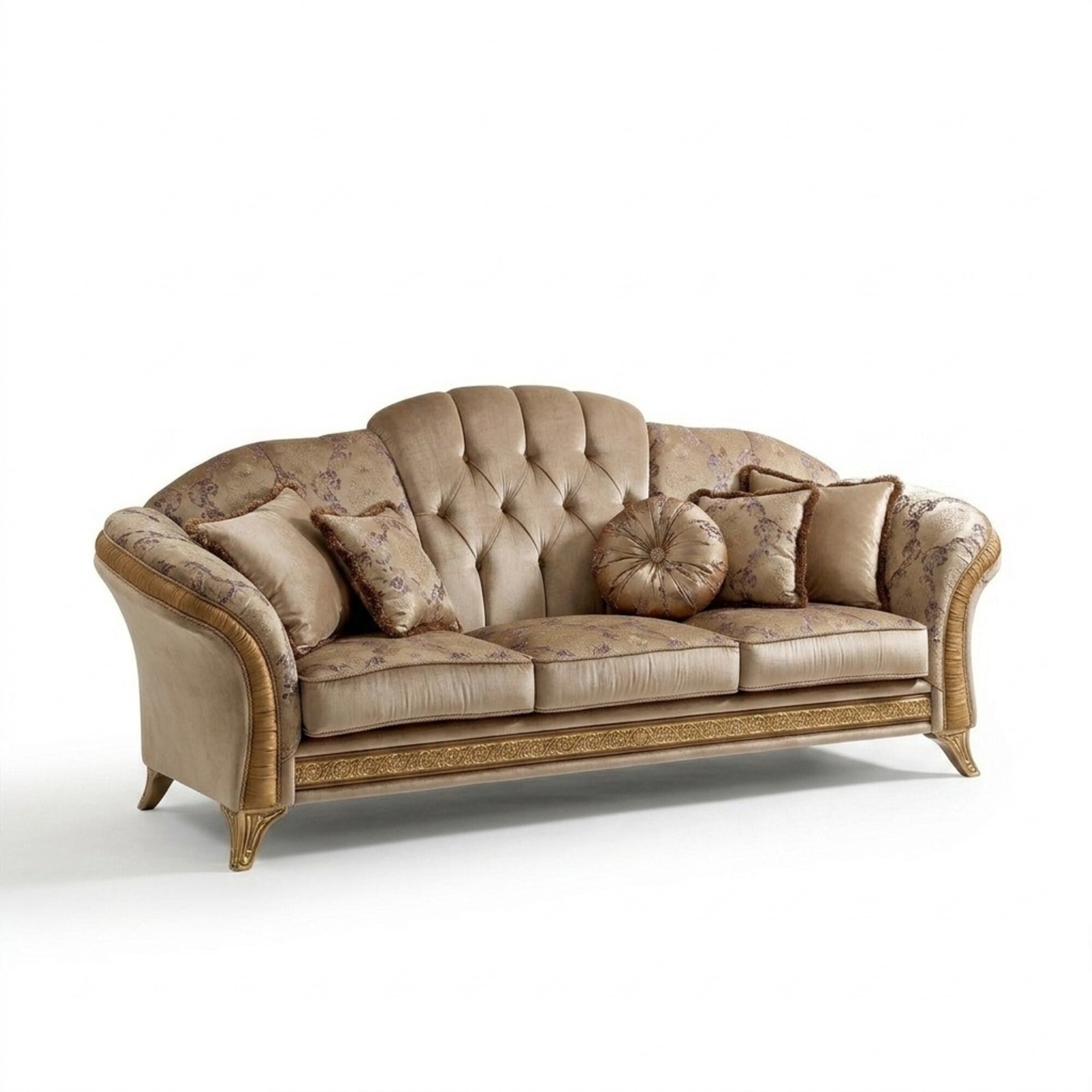 Edle Designer 2-Sitzer Sofa Couch im Jugendstil von arredoclassic