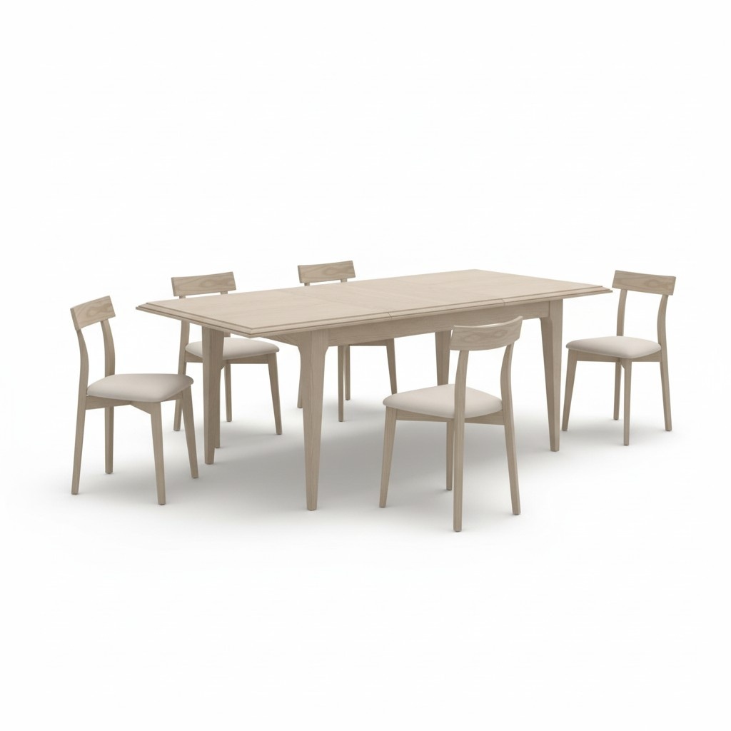 Essgarnitur Esstisch 6 x Stühle Garnitur Tisch Essgruppe 7tlg. Tisch Esszimmer