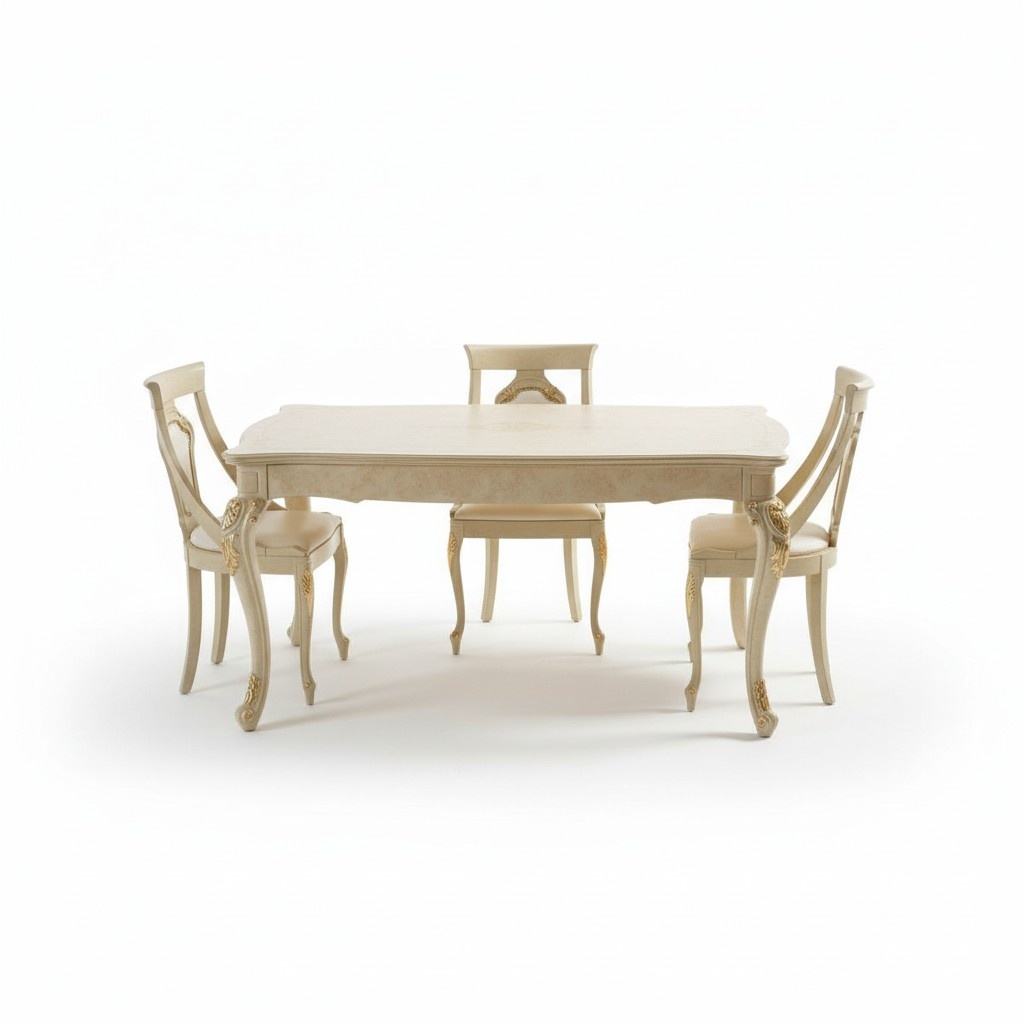 Esstisch Ausziehbar Klassischer Design Tisch Italienische Möbel Tische Holz Ess