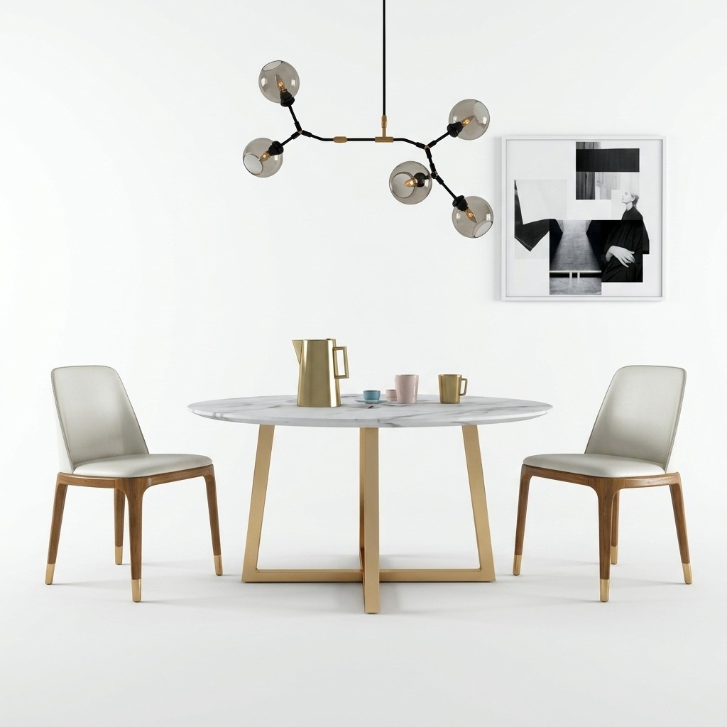 Esszimmer Gruppe Tisch und 2x Stühle aus Echt Holz