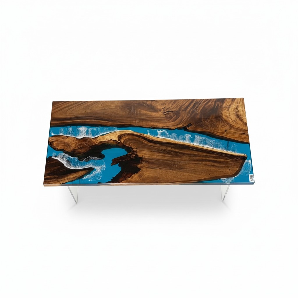 Esstisch River Tisch Holz Flusstisch 180x90 Massive Tische
