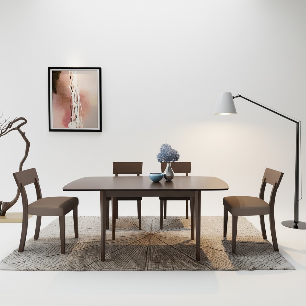 Esstisch Tisch + Stühle Gruppe Esszimmer Wohnzimmer Garnitur Design