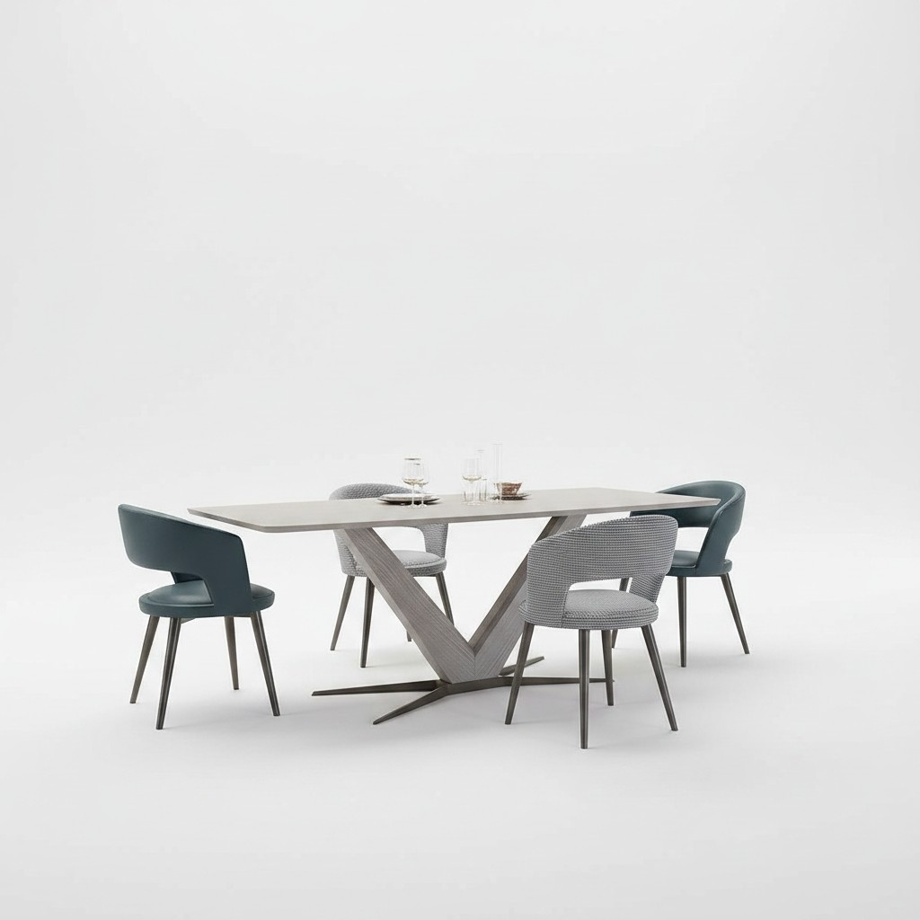 Esszimmer Design Komplett Esstisch Design Einrichtung Sideboard Set Stühle 4x