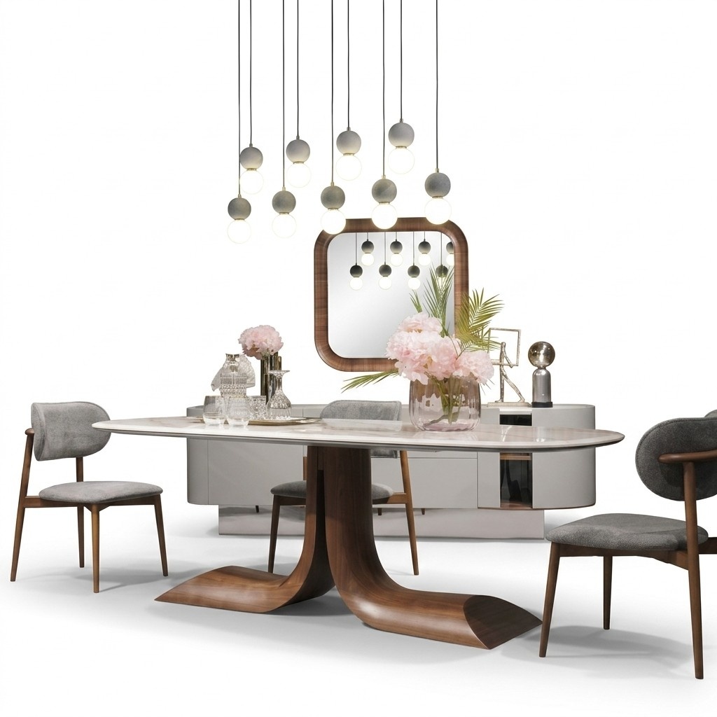 Esszimmer Esstisch 4x Stühle Luxus Komplett Set 4tlg Ess Gruppe Holz Tisch