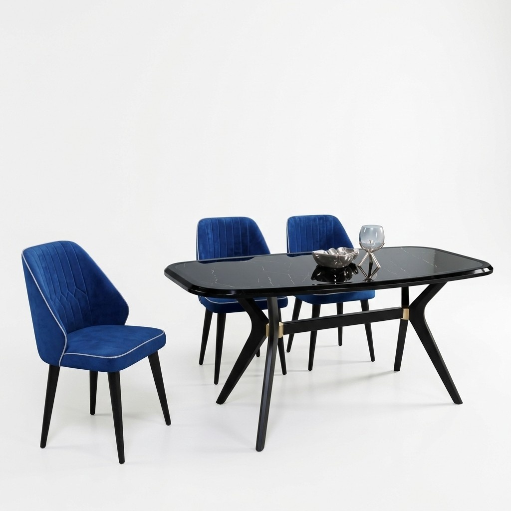 Esszimmer Set Garnitur Sitz Möbel Essgruppe Esstisch Polster 5tlg.