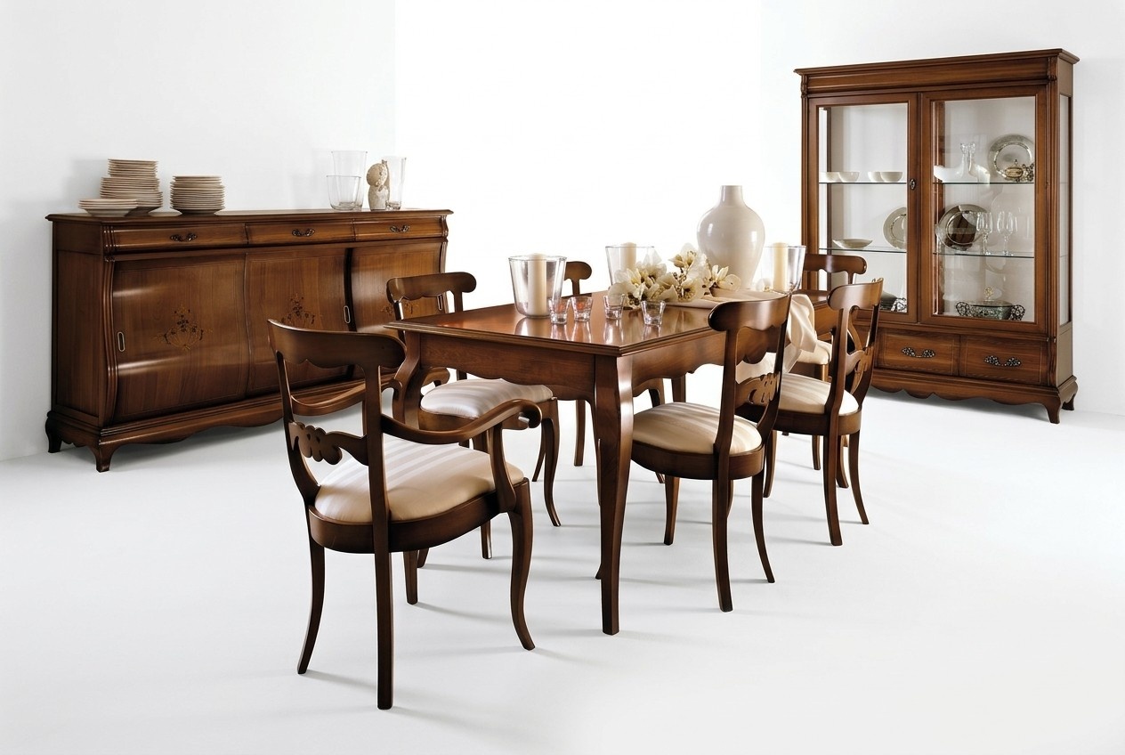 Esszimmer Wohnzimmer Esstische Tische Tisch Möbel Esstisch Naturholz Retro Style