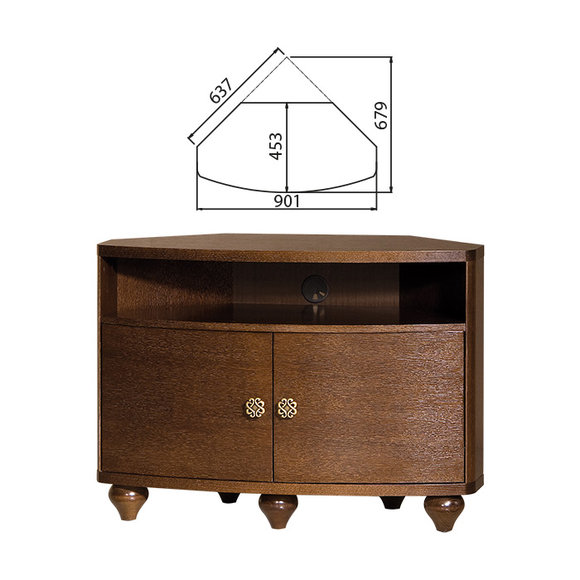 Klassischer Unterschank RTV TV Board Fernsehschrank Rack Lowboard