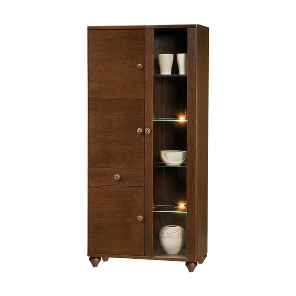 Klassische Vitrine Vitrinenschrank Vitrinen Schrank Glasschrank - Model