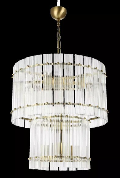 Kronleuchter Deckenleuchte Deckenlampe Wohnzimmer Glasbeleuchtung Neu
