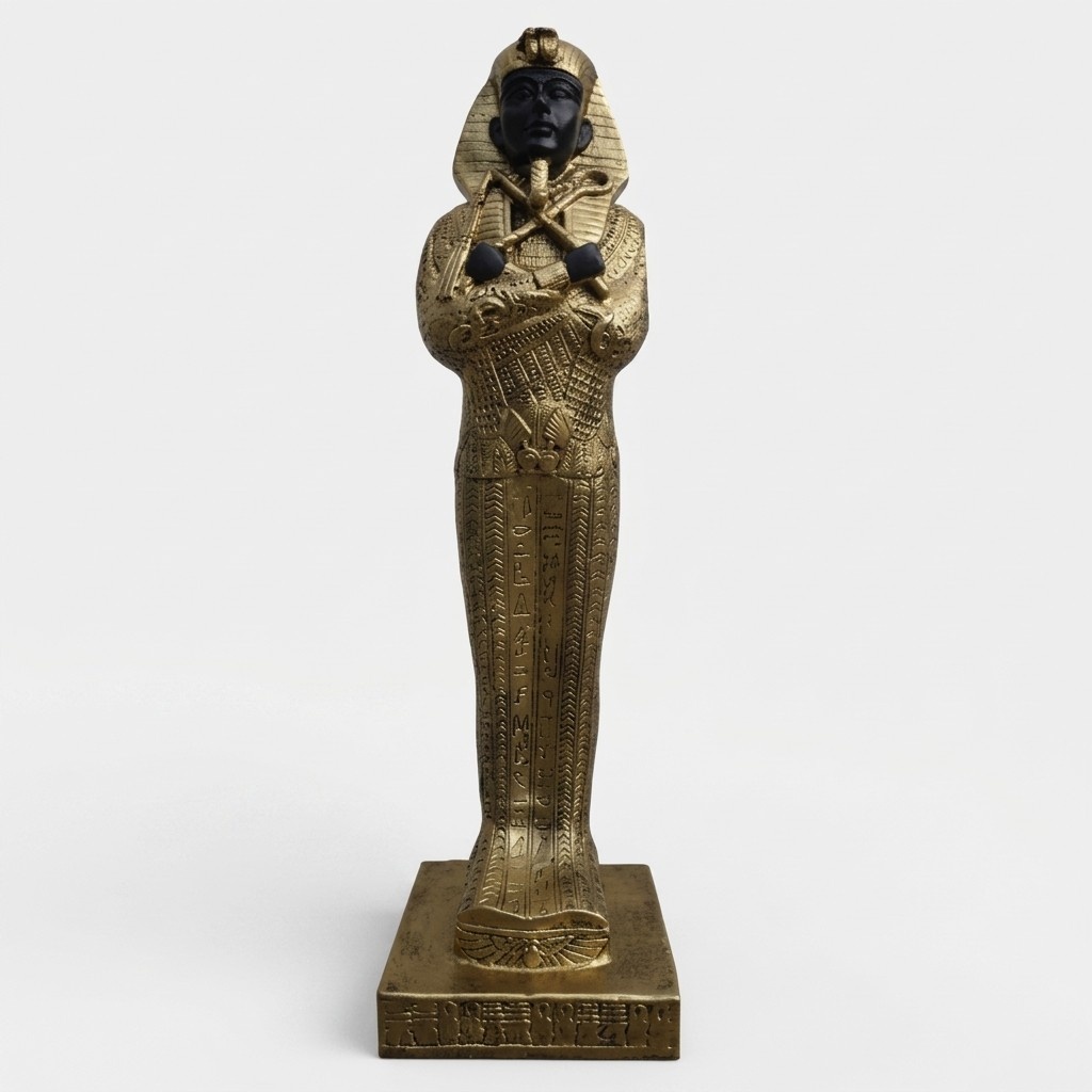 Figur Ägyptische Pharao Statuen Figuren Dekoration Kunststoff 25cm