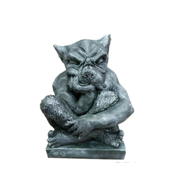 Figur Statue Dekorative Skulptur 47 cm FIguren Statuen Skulpturen Drachen