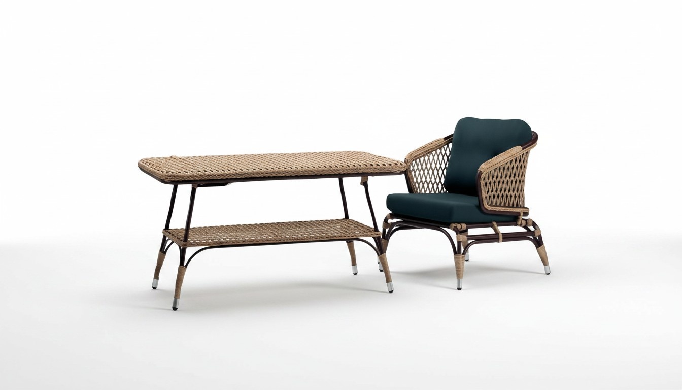 Garnitur Sessel Grün Hochwertig Couchtisch Sessel Stoff Luxus Modern Möbel