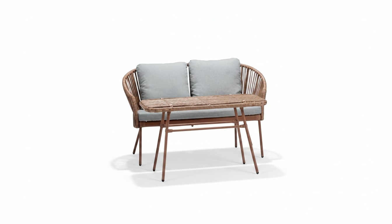 Garnitur Sofa 3 Sitzer Couchtisch Sofas Dreisitzer Stoff Tisch Luxus Modern