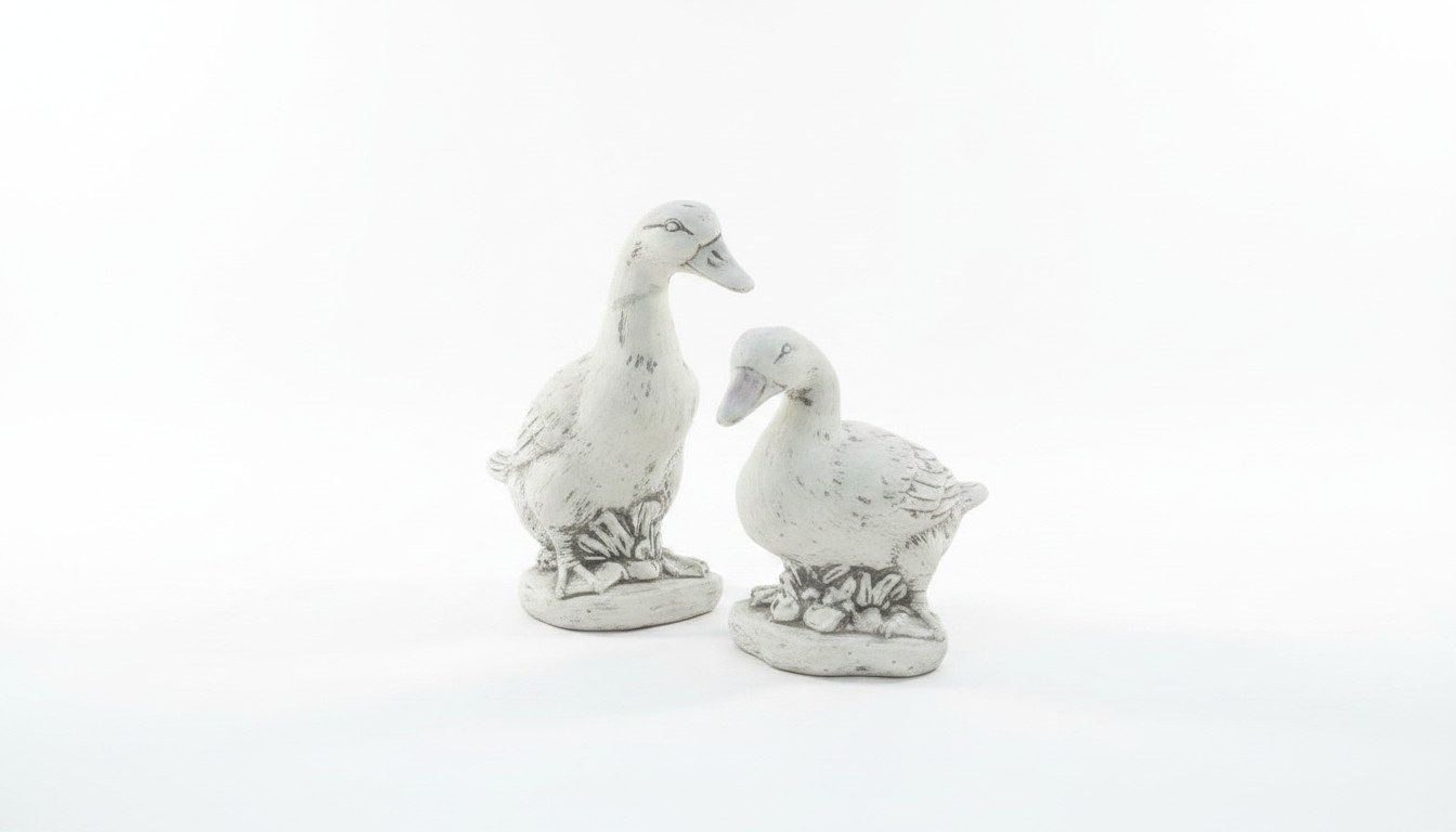 Garten Dekoration Ente Terrasse Stein Figuren Deko Figur Statue Skulptur