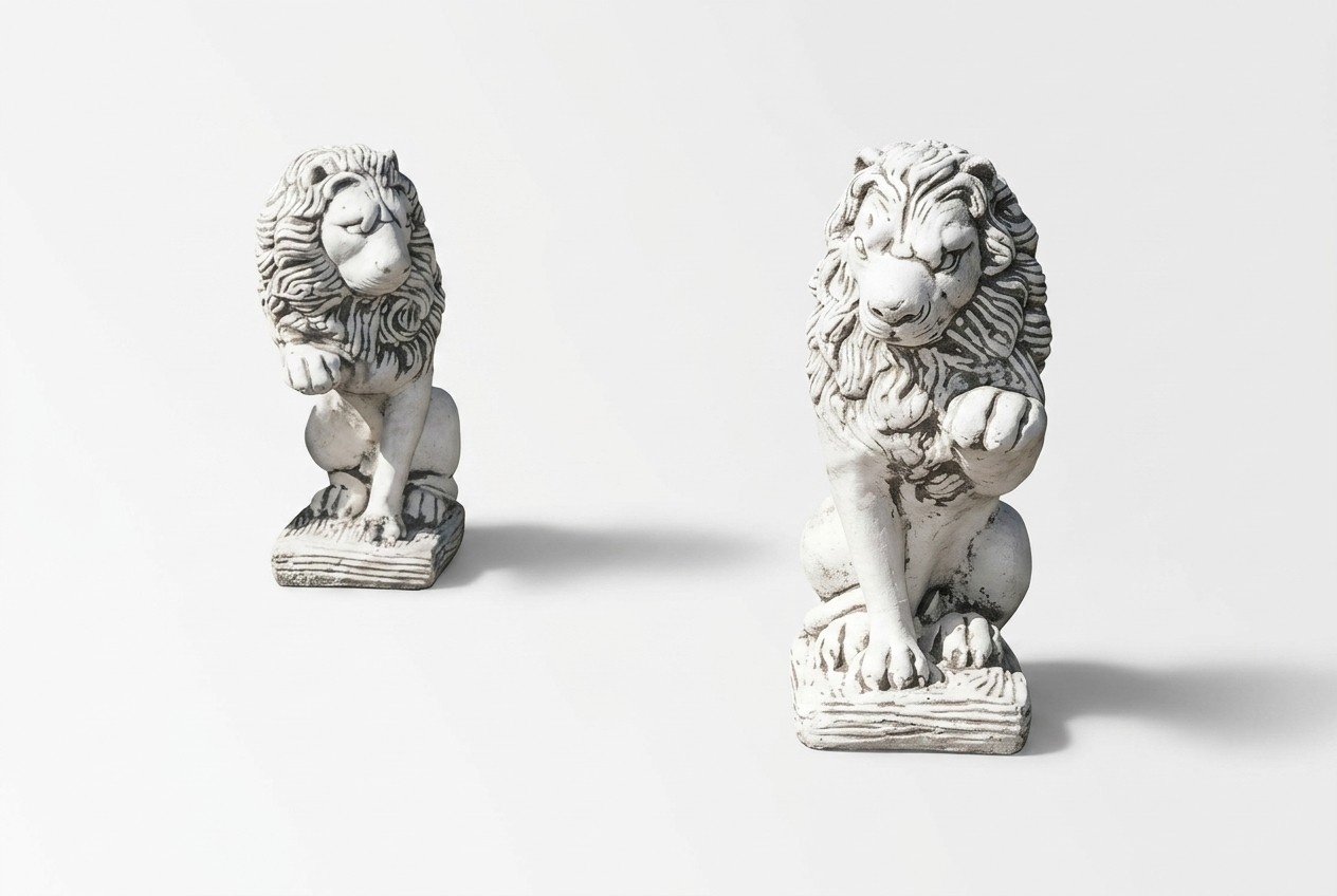 Garten Dekoration Löwe Statue Skulptur Figuren Skulpturen Natur Designer